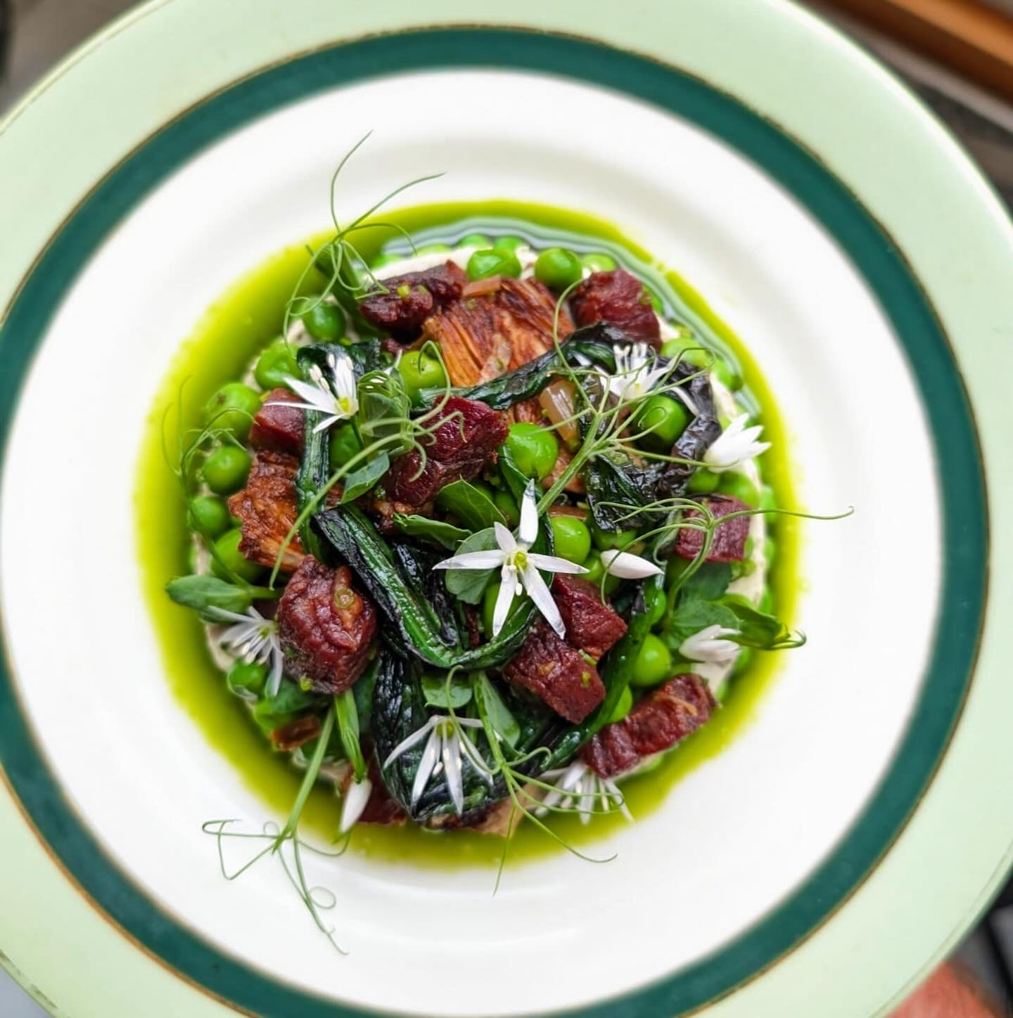 Fine dining plate