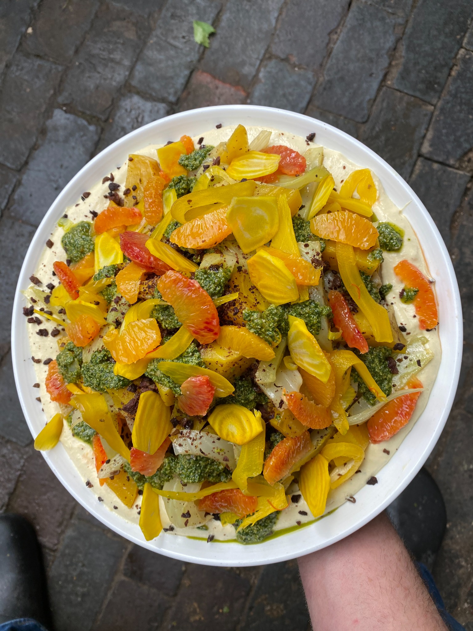 Fennel, golden beet, citrus and herbs
