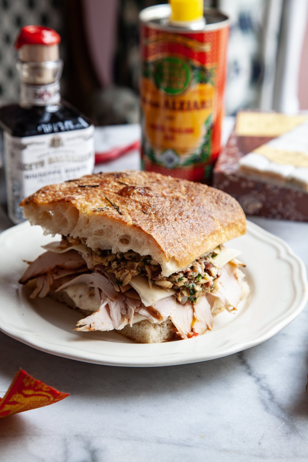Roast chicken sandwich